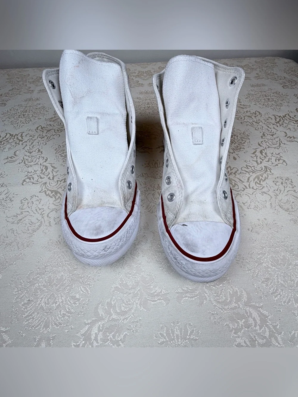 Converse All Star White High-Top Sneakers, 3